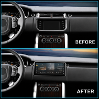 Nouvel autoradio Android 12,3 pouces, lecteur multimédia Carplay, navigation GPS, autoradio stéréo pour Range Rover Vogue L405 2017
