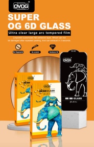 2025ใหม่ ovog ช้าง OG 6D ขนาด<span class=keywords><strong>ใหญ่</strong></span>เต็มกาวหน้าจอกระจกนิรภัย6D สำหรับ iPhone 14 Pro Samsung A72 A52 A32 - Product Image 3