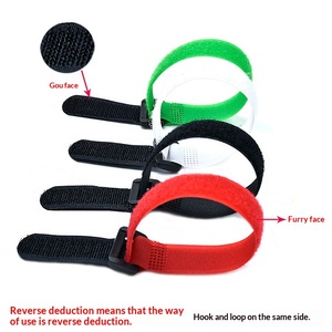 <span class=keywords><strong>Bande</strong></span> adhésive robuste réutilisable, réglable, colorée, imprimée en nylon pour fixation de sangles <span class=keywords><strong>auto</strong></span>-agrippantes et attaches de câbles - Product Image 5