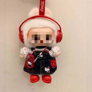 Pour LABUBU V1/V2/V3 ensembles de mode HelloKitty peluche poupée tenue accessoires en plastique bricolage Cartoonaer jouet jarretelle pantalon inclus - Product Image 1