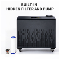 Refroidisseur de bain de glace compact 2HP refroidisseur plongeant froid 220V machine de bain de glace avec pompe et filtre