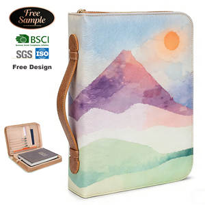 Bolsa de Almacenamiento para Biblia con Logotipo Personalizado, Bajo Pedido Mínimo, con Cinturón Marcador, Cuero PU, para Viajes al Aire Libre y Fin de Semana - Product Image 1