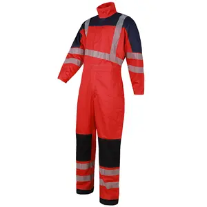 Factory Supply Work Overalls Coveralls Boiler suit Top Selling Industrial Coverall Workwear Fire Retardant FR Coveralls
