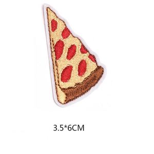 Hot Selling Iron-On Patches Embroidered Simulation Hot Dog Hamburger Snack Pizza-Popular Snack Patches - Product Image 6