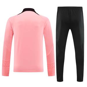 Erkek özel Logo yarım fermuar futbol eğitimi takım elbise futbol eşofman üniforma setleri toptan boş eşofman - Product Image 3