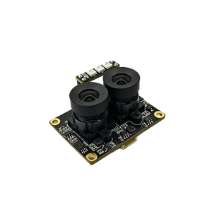 โมดูลกล้อง USB 2.0 เลนส์คู่ 2MP เซ็นเซอร์ GC2053 เครื่องบันทึกการเข้าออกด้วยระบบจดจำใบหน้า ความละเอียด 1080P มุมกว้าง 95 องศา °   การใช้งานภายในอาคาร FOV - Product Image 5
