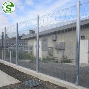 جنوب أفريقيا ، سياج أمني عالي الجودة ، مسحوق مبطن بسياج مضاد لإزالة سياج الأسلاك لطريق المطار - Product Image 3