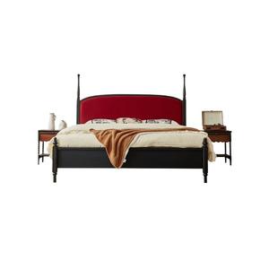 Muebles <span class=keywords><strong>de</strong></span> Dormitorio Nuevos, Cama Doble <span class=keywords><strong>de</strong></span> Madera <span class=keywords><strong>de</strong></span> <span class=keywords><strong>Lujo</strong></span> Estilo Americano Vintage, Venta Directa <span class=keywords><strong>de</strong></span> Fábrica con Calidad Garantizada - Product Image 5