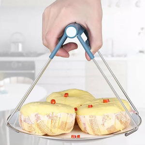 Pince anti-brûlure pour bols, outil de retrait de bols en plastique pour une cuisson sûre - Product Image 3