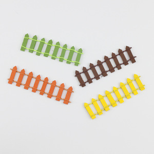 Wooden Fence Cake Decoration Ornament Rectangle Reusable Birthday Cake Toppers Scene Baking Decor Prop - Product Image 3