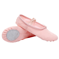 Chaussons de danse en toile pour enfants, chaussons de ballet en satin pour femmes, chaussures de pratique de haute qualité pour ballerines