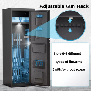 Gabinete <span class=keywords><strong>de</strong></span> almacenamiento <span class=keywords><strong>de</strong></span> <span class=keywords><strong>armas</strong></span> <span class=keywords><strong>de</strong></span> metal sin montar Caja <span class=keywords><strong>de</strong></span> <span class=keywords><strong>seguridad</strong></span> <span class=keywords><strong>para</strong></span> <span class=keywords><strong>armas</strong></span> y <span class=keywords><strong>armas</strong></span> con cerraduras digitales Envío gratis - Product Image 4
