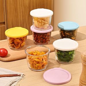 Frasco de Vidrio de Grado Alimenticio con Tapa, Resistente al Calor, para Verduras en Conserva, Apto para Mini Refrigerador, Estilo Moderno y Simple - Product Image 5