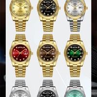 Reloj Deportivo de Lujo de Cuarzo de Acero Inoxidable Original de la Marca NI2627 para Hombre con Esfera de Agujas y Visualización de Fecha Luminosa