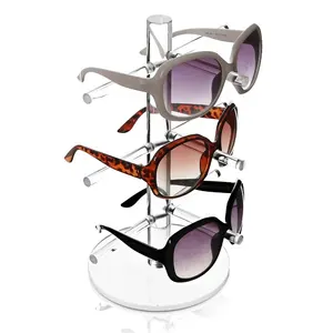 Custom Acrylic Eyewears Stand Holder Organizer Eyeglasses Holder acrylic Sunglasses Rack Stand