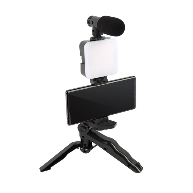 NEW Smartphone Vlogging Kit Video Recording Equipment With Tripod Fill Light Shutter for Camera Phone Youtube Set Vlogger KIT
