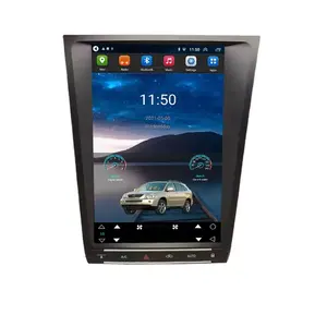 For Lexus GS GS300 GS350 GS450 GS460 Tesla Vertical screen Car RDS AM FM Radio GPS Navigation Video DVD Player DSP Audio