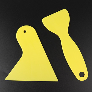 Plastic <b>Squeegee</b> Tool Triangular Gourd Shape For Car Window Tinting And Cleaning Durable Adhesive Removal - Product Image 1