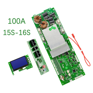 JBD BMS, placa protectora, 60V, 48 voltios, Lifepo4, 15S/16S, 100A, RS485/<span class=keywords><strong>CAN</strong></span> BUS, diente azul, BMS, 48 V, 18650 - Product Image 1