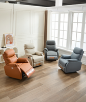 Fauteuil inclinable électrique en cuir écologique Offre Spéciale fauteuil inclinable à télécommande avec massage