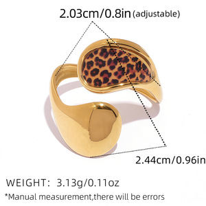 2025 Leopard <strong>Ring</strong> for Women Finger Trendy <strong>Stack</strong> Design Non Tarnish Cheap Heart <strong>Rings</strong> Classic Antique Style Jewelry ALN2512585 - Product Image 6