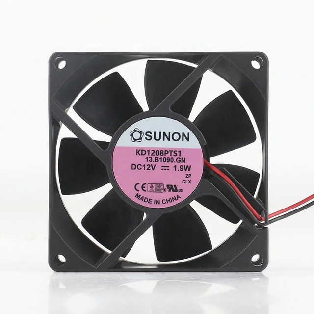 Original Sunon 24V 48V DC 12V 1.9W AC EC 8025 80X80X25MM 8CM Quiet Computer case Power Supply Two-wire KD1208PTS1-ZP Cooling Fan