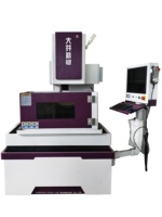 Machine de découpe à fil CNC Hexing, haute précision, vitesse moyenne, moteur servo PLC, table 1180x750mm