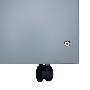 Eco Friendly European Spruce Wooden Baby Cot <b>Light</b> Gray Finish 3 Level Adjustable Height Modern <b>Nursery</b> Furniture - Product Image 6