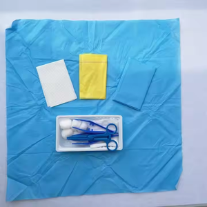 Paket rias dasar sekali pakai steril medis Kit perawatan luka non-tenun tahan air Kit rias bedah EOS - Product Image 3