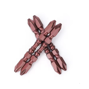 Black Double-ended <strong>Bit</strong> Tip <strong>Drill</strong> <strong>Bit</strong> S2 Cross Large Small <strong>Sizes</strong> Strong Magnetic Dual-use for Metal Drilling Made - Product Image 1