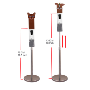 Distributeur de désinfectant pour les mains public sans contact d'une capacité commerciale de 600ml - Product Image 6