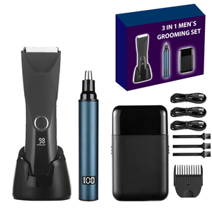 Tondeuse corporelle électrique lavable OEM pour hommes et femmes, épilateur, rasoir, tondeuse à barbe, kit de toilettage corporel - Product Image 1