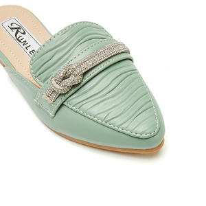 Oem Odm-<span class=keywords><strong>mocasines</strong></span> de diseño con hebilla para <span class=keywords><strong>mujer</strong></span>, zapatos planos informales, suaves y cómodos, con punta estrecha, 2022 - Product Image 2