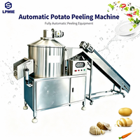 Automatische kiwi-, zoete aardappel- en rode aardappel-schilmachine van voedselveilig roestvrij staal voor wortelgroenten