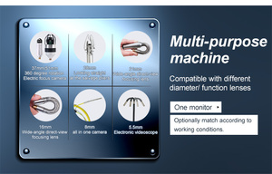 Xách tay công nghiệp hệ thống ống nước thoát nước ống cống ống <span class=keywords><strong>video</strong></span> kiểm tra borescope nội soi Push Rod Hệ thống camera - Product Image 5