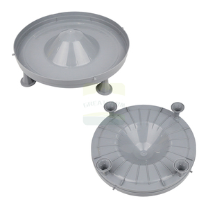 <span class=keywords><strong>Mangeoire</strong></span> à poulet en plastique jaune de 22 L - <span class=keywords><strong>Mangeoire</strong></span> à volailles de conception européenne durable pour les fermes - Product Image 6