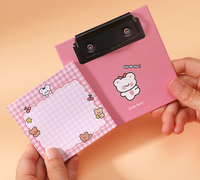 Bloc-notes pour animaux Kawaii-Adorables feuilles de mémo pour l'école, ensemble cadeau de papeterie d'étude amusante
