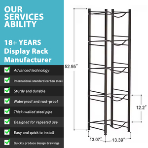Nhiệm Vụ Nặng Nề 5 Gallon Chai Nước Jug Chủ Rack Hiển Thị Đứng Cho Bạn Bè Lưu Trữ Cao Cấp Sàn Chai Nước Lưu Trữ Đứng - Product Image 4
