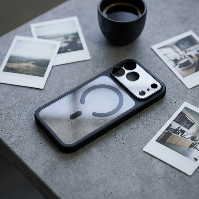 AI Smart Button Phone Case for iPhone 17 Pro Clear TPU PC Shockproof Back Cover Lens protection Case for iPhone 18Pro/18ProMax