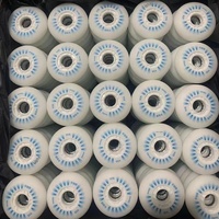 Roues de patins à roulettes lumineuses 60mm à 125mm en PU, roues de remplacement magnétiques clignotantes pour patins à roulettes, vente en gros OEM ODM personnalisée