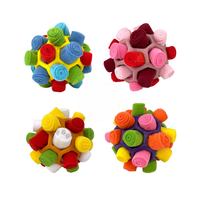Jouet de puzzle olfactif pour chien, écologique, en forme de poisson, pour stimuler l'IQ, distributeur de nourriture à libération lente, pliable, pour l'entraînement des animaux de compagnie