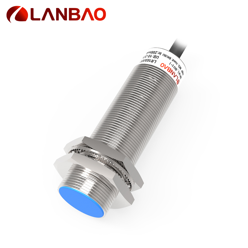 LANBAO Цилиндрические DC 3/4 провода кабеля без + NC pnp индуктивный датчик