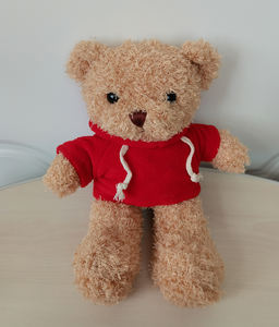 Niedlicher Plüsch-Teddybär 30cm als Umarmungsgeschenk mit Abnehmbaren T-Shirts für DIY-Sublimationsdruck PP-Baumwollfüllung - Product Image 3