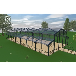 Tente d'événement atrium transparent Chapiteau en <span class=keywords><strong>verre</strong></span> orangerie serre transparente Pvc tente extérieure <span class=keywords><strong>de</strong></span> mariage et <span class=keywords><strong>de</strong></span> cadre en acier - Product Image 6