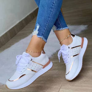 Chaussures de sport décontractées tendance pour femme, légères et respirantes, avec amorti, à bout pointu et couleur unie, style mocassin à boucle. - Product Image 4