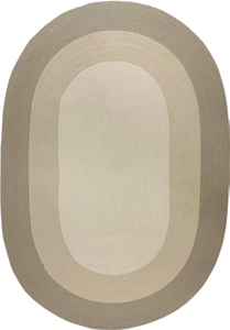 <span class=keywords><strong>Tapis</strong></span> <span class=keywords><strong>XXL</strong></span> en laine tissé à poils ras, antidérapant, résistant à la saleté, couleur unie beige, style Wabi Sabi, polyester, article vintage Maison - Product Image 6