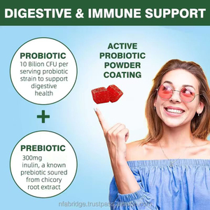 กัมมี่โพรไบโอติกพร้อมสารสกัดจากน้ำส้มสายชูจากแอปเปิลถ่านช่วยเพิ่มระบบภูมิคุ้มกันของร่างกายสำหรับผู้ใหญ่ - Product Image 6