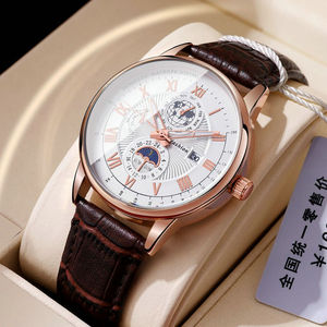 Đồng hồ thạch anh mới đồng hồ thời trang Nam Đồng Hồ Nam Đồng hồ nhà máy da không thấm nước thời gian đồng hồ thể thao - Product Image 3