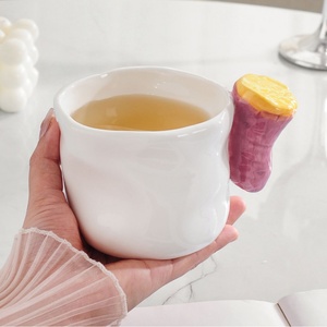 Taza de cerámica creativa Lelyi con mango de batata y melón dulce al por mayor Ins Cup - Product Image 5