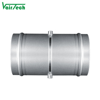 Amortisseur de fumée de feu HVAC Lien fusible en acier galvanisé 70 °C/150 °C/280 °C Retour à ressort pour système de ventilation industriel